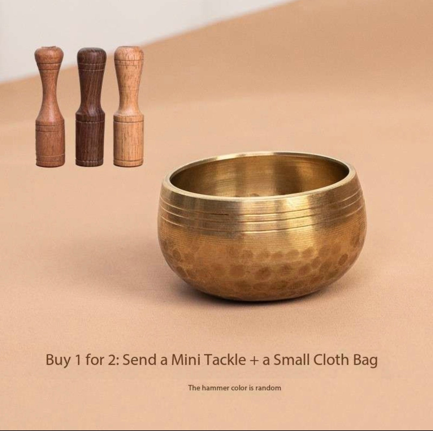 Nepalese Mini Singing Bowl Set - Handcrafted Himalayan Therapy Bowl for Meditation & Mindfulness