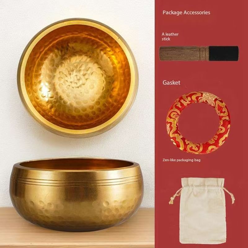 Nepalese Hand-Hammered Singing Bowl - Authentic Himalayan Sound Healing Tool for Chakra Balancing & Spiritual Practice