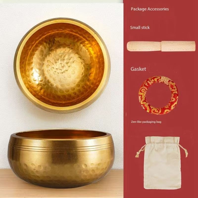 Nepalese Hand-Hammered Singing Bowl - Authentic Himalayan Sound Healing Tool for Chakra Balancing & Spiritual Practice