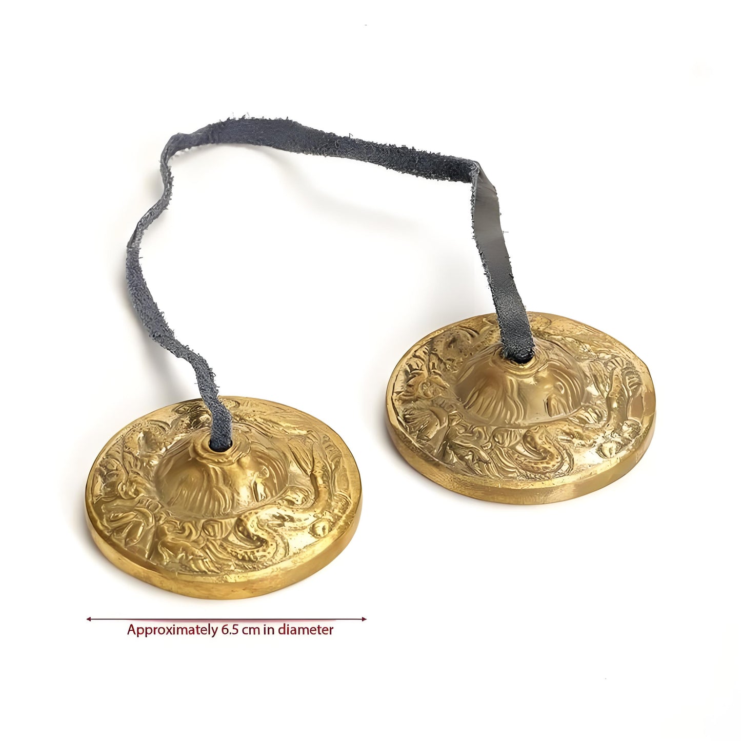 Handcrafted Tibetan Tingsha Cymbals - Nepalese Brass Meditation Chimes for Sound Healing & Spiritual Cleansing