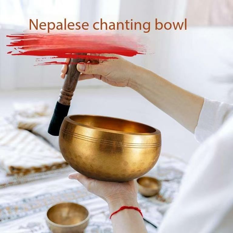 Nepalese Hand-Hammered Singing Bowl - Authentic Himalayan Sound Healing Tool for Chakra Balancing & Spiritual Practice