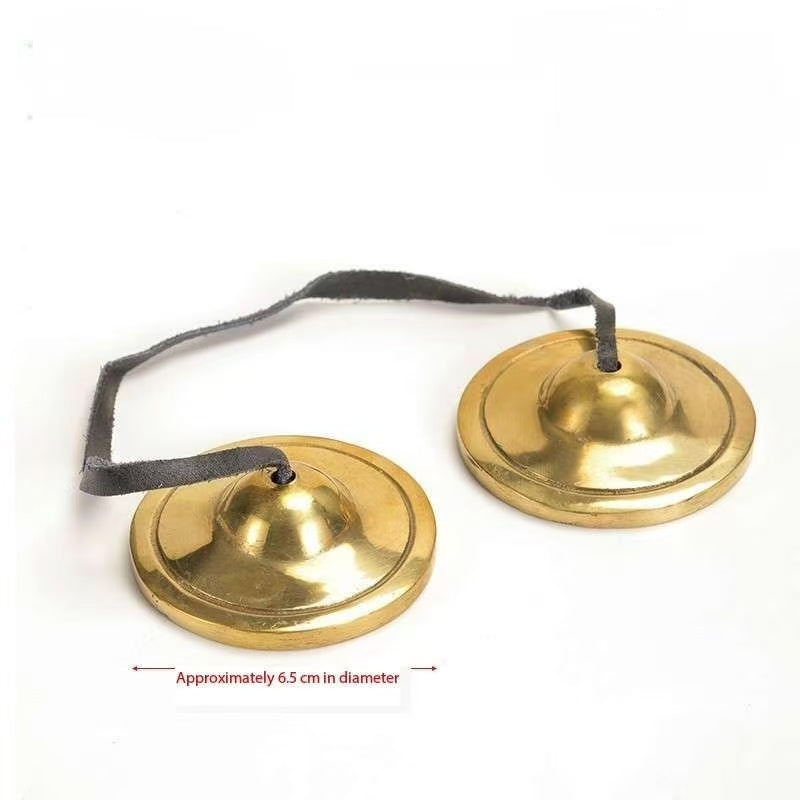 Handcrafted Tibetan Tingsha Cymbals - Nepalese Brass Meditation Chimes for Sound Healing & Spiritual Cleansing